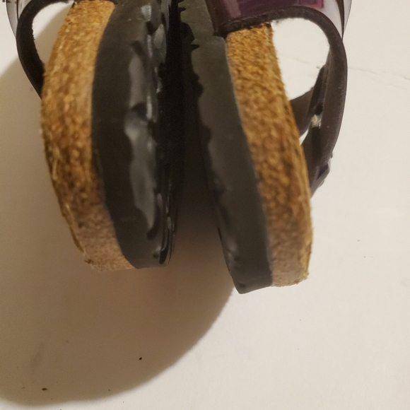 Arizona Birko-Flor Patent Sandals sz 40 - Picture 7 of 10